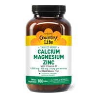 Country Life Target-Mins Calcium Magnesium Zinc with Vitamin D