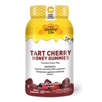 Country Life Tart Cherry Honey Gummies Natural Mixed Berry