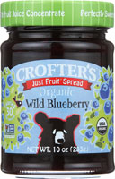 Crofters Organic Fruit Spread Wild Blueberry