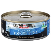 Crown Prince Non-GMO Chunk Light Tongol Tuna In Spring Water