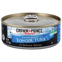 Crown Prince Non-GMO Tongul Tuna Chunk Light In Spring Water