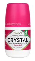 Crystal 3-in-1 Deodorant Roll-On - Unscented