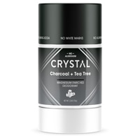 Crystal Magnesium Enriched Deodorant Stick Charcoal & Tea Tree