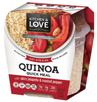 Cucina & Amore Gluten Free Quinoa Quick Meal Spicy Jalapeno & Roasted Peppers