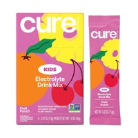 Cure Hydration Kids Hydrating Electrolyte Drink Mix Fruit Punch