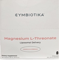 Cymbiotika Magnesium L-Threonate Liposomal Delivery Vanilla Creme