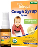 D Drops Baby Organic Cough Syrup Spray 6+ Months