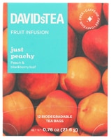 DAVIDsTEA Herbal Tea Caffeine-Free Vegan Just Peachy