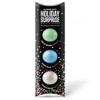 Da Bomb Holiday Surprise Bath Bomb 3 Piece Gift Set - Jolly Jingle Snow