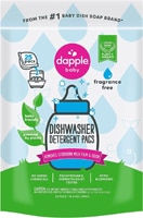 Dapple Baby Dishwasher Detergent Pacs Hypoallergenic Fragrance Free