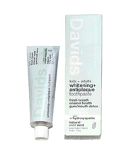 Davids Kids+Adults Toothpaste with Nano-Hydroxyapatite Mild Mint