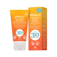 Derma E Sun Defense Clear Zinc Oil-Free Sunscreen SPF 30 Face