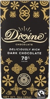 Divine Chocolate 70% Dark Chocolate Bar