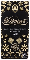 Divine Chocolate Dark Chocolate with Almonds