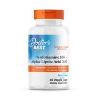 Doctor's Best Benfontiamine 150 Plus Alpha-Lipoic Acid 300