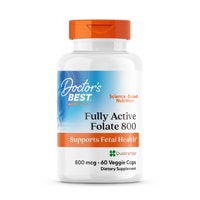 Doctor's Best Fully Active Folate 800 with Quatrefolic