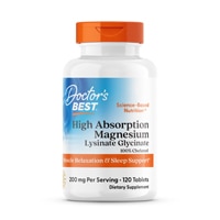 Doctor's Best Magnesium High Absorption Lysinate Glycinate