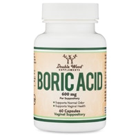 Double Wood Supplements Boric Acid Vaginal Suppositories