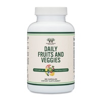 Double Wood Supplements Daily Friuts and Veggies Blend of 49 Fruits & Veggies
