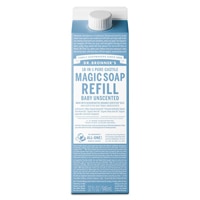 Dr. Bronner's 18-IN-1 Pure-Castile Magic Soap Baby Refill Unscented