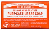 Dr. Bronner's All-One Pure-Castile Bar Soap Hemp Tea Tree