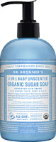 Dr. Bronner's Organic 4-in-1 Pump Soap Sugar Baby Unscented