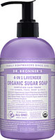 Dr. Bronner's Organic 4-in-1 Pump Soap Sugar Lavender