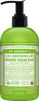 Dr. Bronner's Organic 4-in-1 Pump Soap Sugar Lemongrass Lime