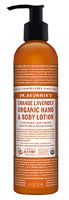 Dr. Bronner's Organic Hand & Body Lotion Orange Lavender