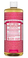 Dr. Bronner's Organic Pure-Castile Liquid Soap Hemp Rose