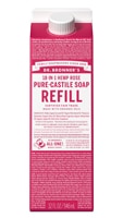 Dr. Bronner's Organic Pure-Castile Liquid Soap Refill Hemp Rose