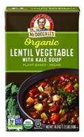 Dr. McDougall's Vegan Soup Lentil Vegetable with Kale