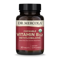 Dr. Mercola Organic Chewable Vitamin B12 Methylcobalamin Mixed Cherry