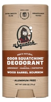 Dr. Squatch Men's Natural Deodorant Stick Aluminum Free Wood Barrel Bourbon