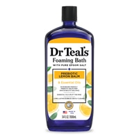 Dr Teal's Foaming Bath with Pure Epsom Salt- Prebiotic Lemon Balm