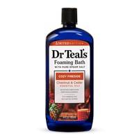 Dr Teal's Holiday Foaming Bath with Pure Epsom Salt Cozy Fireside