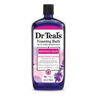 Dr Teal's Menstrual Relief with Herbal Plant Complex & Essential Oils Foaming Bath