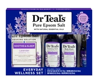 Dr Teal's Pure Epsom Salt 4 Piece Gift Set- Soothe & Sleep Lavender