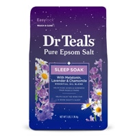 Dr Teal's Pure Epsom Salt Soaking Solution - Melatonin Sleep Soak Lavender Chamomile