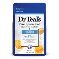 Dr Teal's Pure Epsom Salt Soaking Solution - Soften & Nourish Milk and Honey