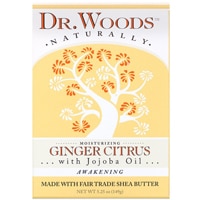 Dr. Woods Naturally Bar Soap Moisturizing Ginger Citrus