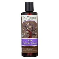 Dr. Woods Naturally Raw Black Soap with Fair Trade Shea Butter Original