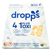Dropps Laundry Detergent 4-in-1 Plus OXI Power Biobased Power Crisp Breeze