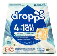 Dropps Laundry Detergent 4-in-1 Plus OXI Power Biobased Power Free & Clear