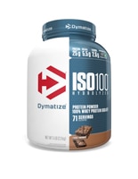 Dymatize ISO•100 Hydrolyzed 100% Whey Protein Isolate Fudge Brownie