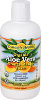 Dynamic Health Organic Aloe Vera Juice Orange Mango