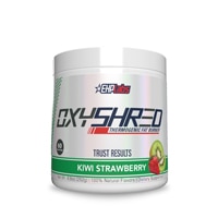 EHPLabs Oxyshred Preworkout Powder - Energy Drink & Fat Burner Kiwi Strawberry