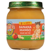 Earth's Best Organic Baby Food Puree 6+ Months Banana Mango