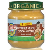 Earth's Best Organic Baby Food Puree 6+ Months Butternut Squash Chicken & Multigrain