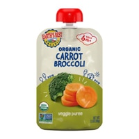 Earth's Best Organic Baby Food Puree 6+ Months Carrots & Broccoli